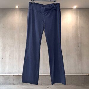 Eileen Fisher Cotton Jersey Yoga Pants Navy Size M Pull-On